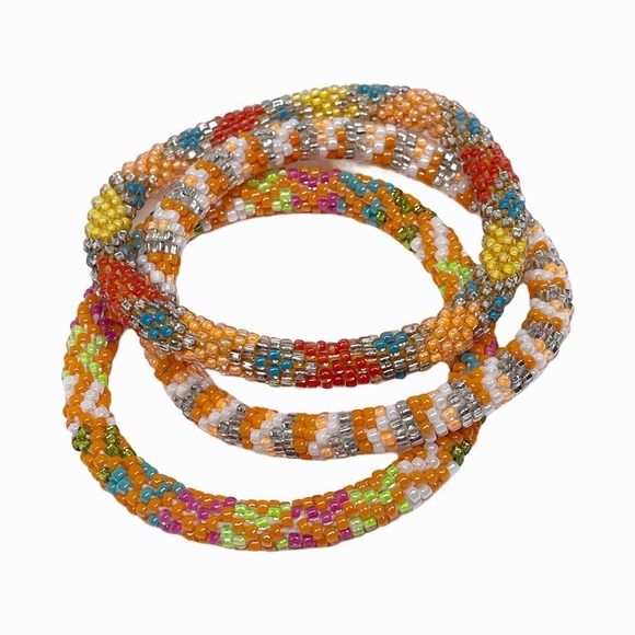 LILY AND LAURA Jewelry - Lily And Laura Beaded Bracelets Set Of 3